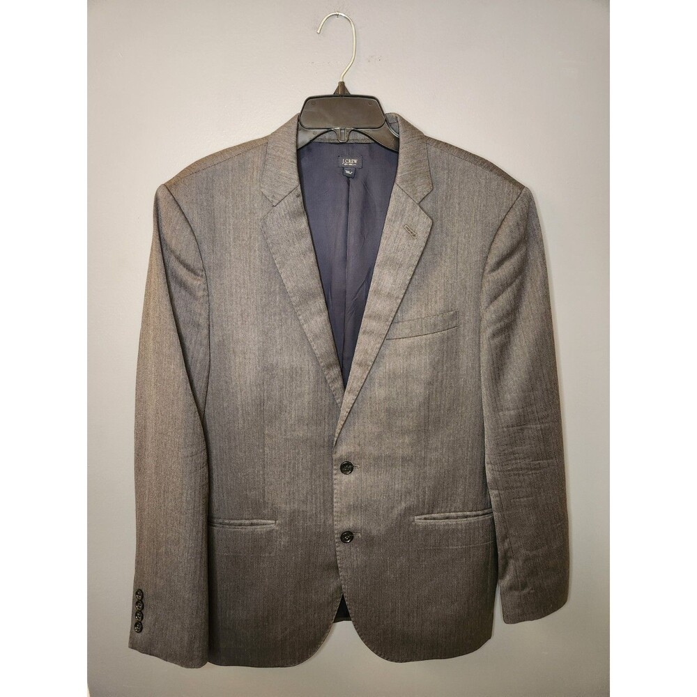 J. Crew Ludlow Jacket Men's 42R‎ Gray Blazer Suit Sport Coat 100% Italian Wool